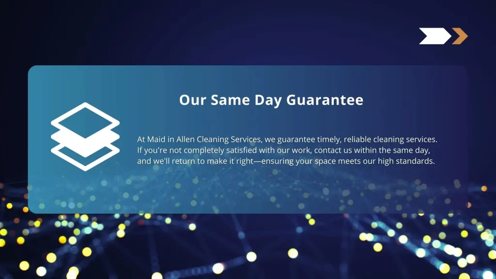 Our Same Day Guarantee